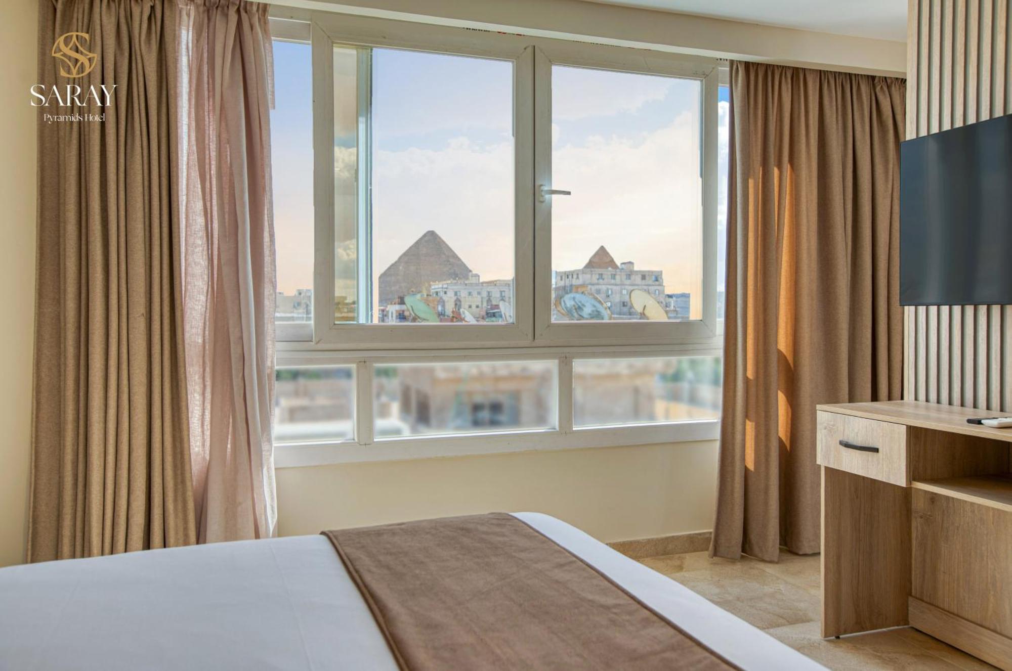 Saray Pyramids & Museum View Hotel Kafrat al Jabal Bagian luar foto