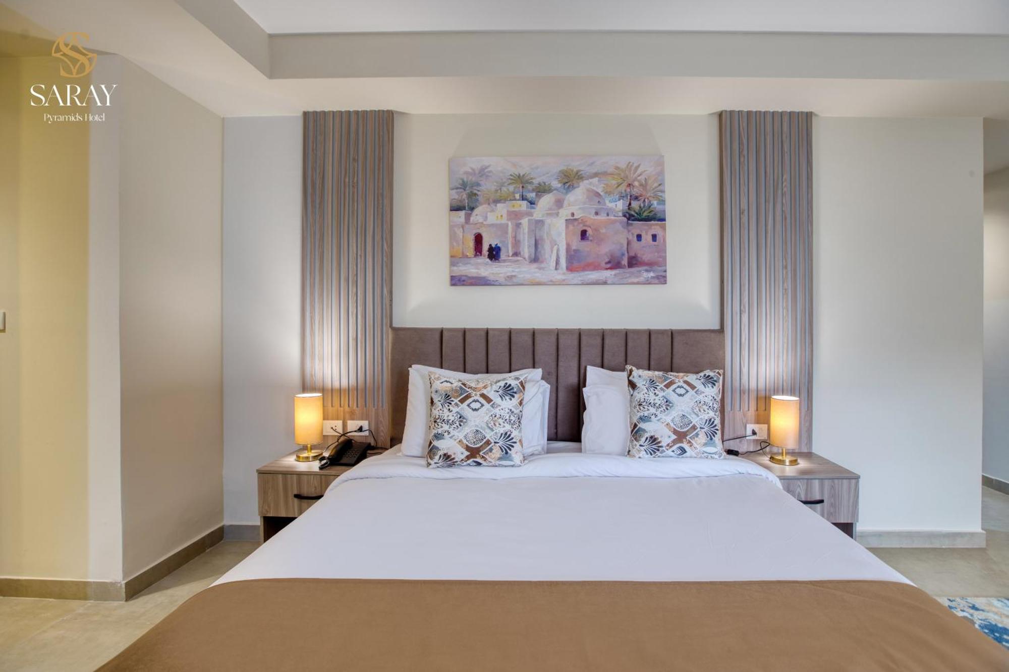 Saray Pyramids & Museum View Hotel Kafrat al Jabal Ruang foto