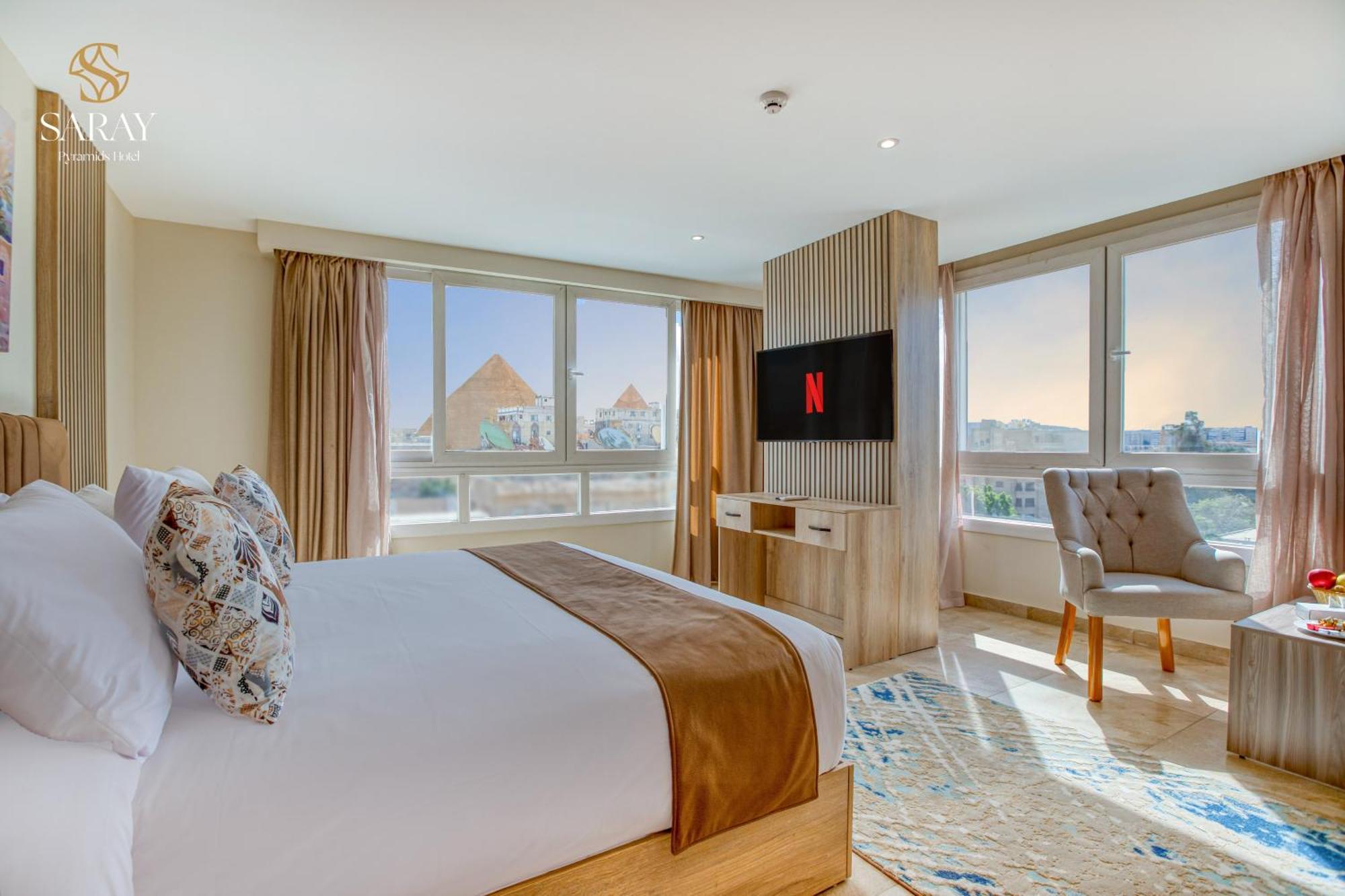 Saray Pyramids & Museum View Hotel Kafrat al Jabal Ruang foto